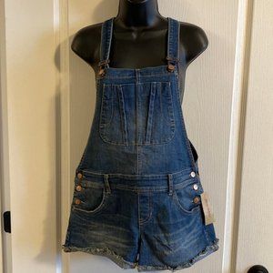 New With Tags - American Rag Evelyn Wash Overall Denim Jean Shorts - Size 1